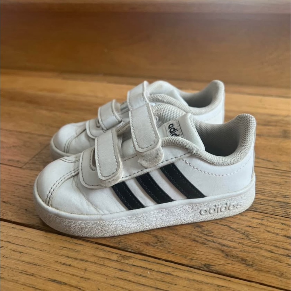 Adidas Kids White Sneakers - Toddler Size 6